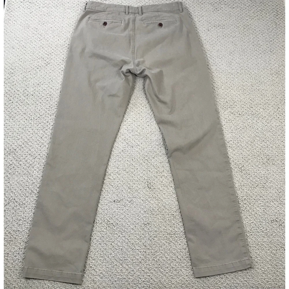Flint and Tinder 365 Pant Straight Fit khaki brown Chinos Mens 33x32